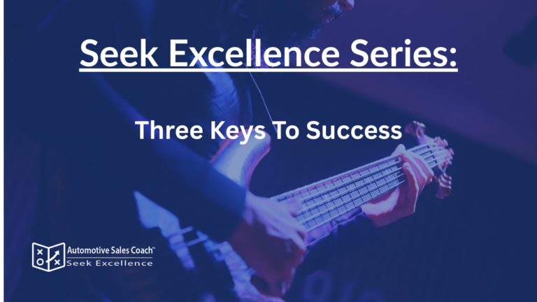 3 Keys to Success